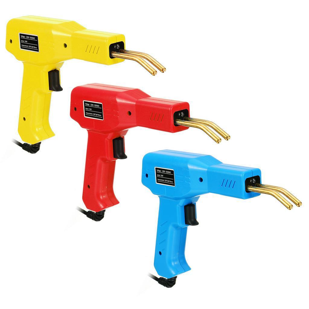 

Hot Staplers Machine Plastics Welder Garage Tools Staple PVC Repairing Machine 50W Car Bumper Welding Repairing Soldering Iron синий