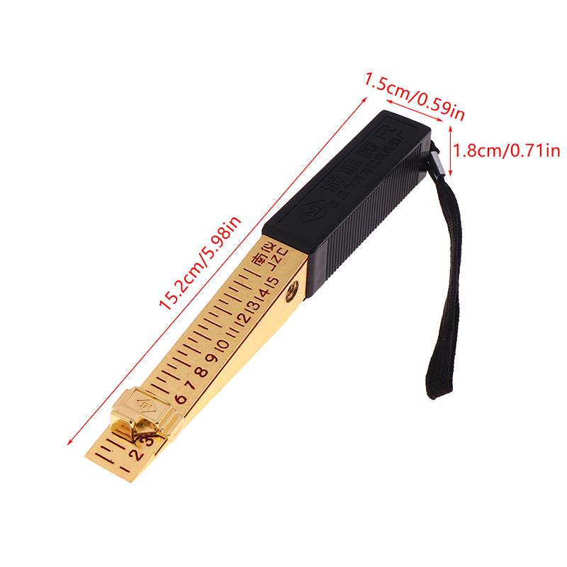 

Верньерные щупы Клиновидный верньерный щуп 1-15 мм Инженерный контроль дома Инструменты для измерения плоскостности 0.5mm