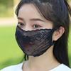 Protection Outdoor Hanging Ear Hiking Solid Color Face Cover Face Shield Lace Mask Sunscreen Mask