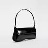 Red Baguette Armpit Bag  New Women's Bag Fashionable and Simple Commuter Flip Retro Shoulder Bag