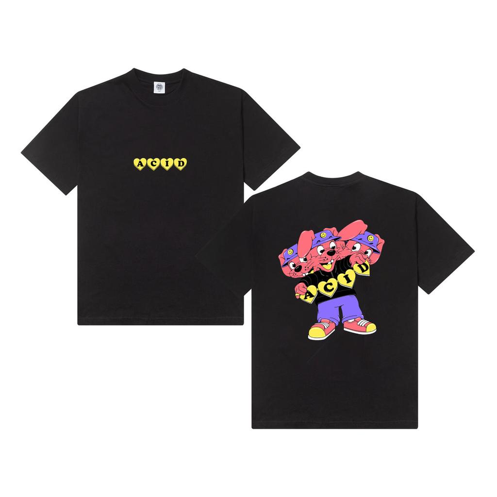 Acid Love –- High-end Luxury Is for Both Men and Women Top Y2k Free Delivery 100% Cotton T-shirt Free Delivery High Street Boom