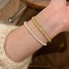 New In Silver  Hollow Out Dazzling Diamond Bracelet for Women High Quality Light Luxury Shining Chain Bangles Fashion