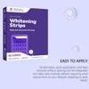 Purple Tooth Whitening Strips for Sensitive Teeth, Compact and Portable, Brightens Smile Anywhere, Anytime