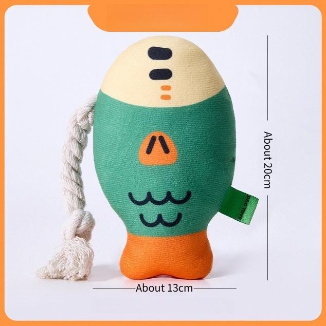 Animal Shaped Sound Toys Plush Bite Resistant Relieve Boredom Prevent Pets From Dismantling Household Dolls Cat and Dog Universal Pet Supplies