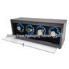 Black Walnut Glass Door Automatic 4-Watch Winder