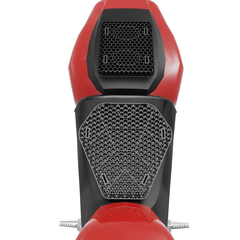 Comfortable Motorcycle Seat Shock Absorption Pad 3D Honeycomb Structure Cushion Breathable Seat Pad Ridding Cycling Accessories