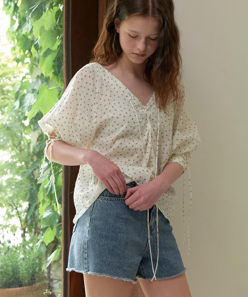 MURMURE Alice Lace-Up Two-Way Blouse_Alice Blouse