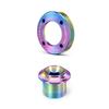 Titanium Alloy Crank Bolt Locking Screw W/ Bike Crank Arm Cap Crank Arm Bolt Bike Cranket Fixing Bolt for SRAM NX-GX-XX1-EAGLE