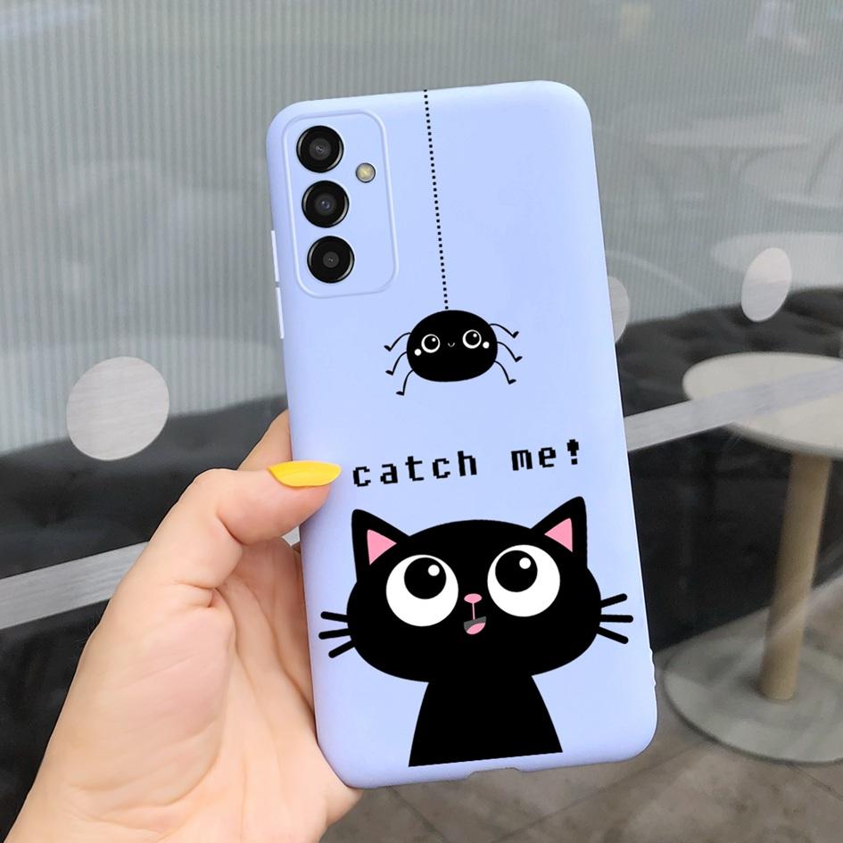 For Samsung M13 Case SM-M135F M 13 Cover Cute Cartoon Love Heart Butterfly Bumper For Samsung Galaxy M13 4G Soft Silicone Fundas