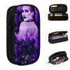 Fashion Rhea Ripley Wrestler Wrestling Pencil Case Pencilcases Pen Holder for Student Big Capacity Bag Office Zipper Stationery