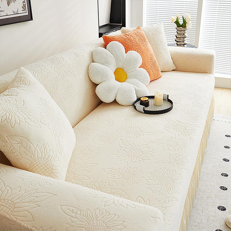 Nový Elastický Univerzální Potah Vhodný na Všechna Roční Období Prémiový Potah na Pohovku Tkanina Odolná proti Poškrábání Kočkami