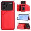 Pouzdro pro Xiaomi Redmi Note 13 Pro+ 5G s držákem na karty, stojánkem, povrchem příjemným na dotek, kryt na telefon s poutkem na zápěstí