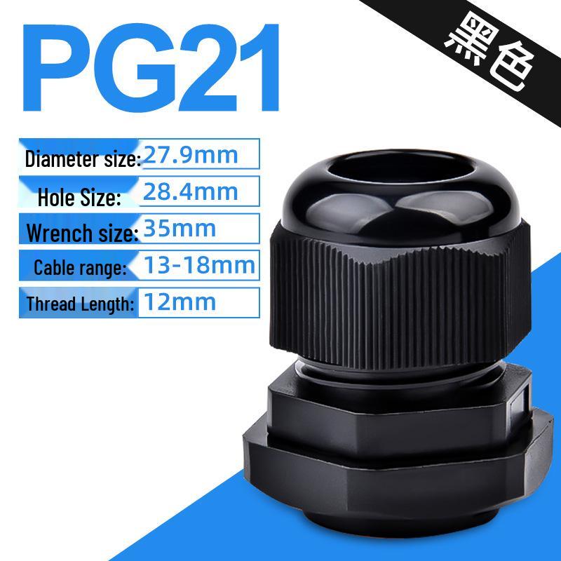 Nylon Waterproof Cable Connector - PG7/9/11/M12/M16 Sealing Gland