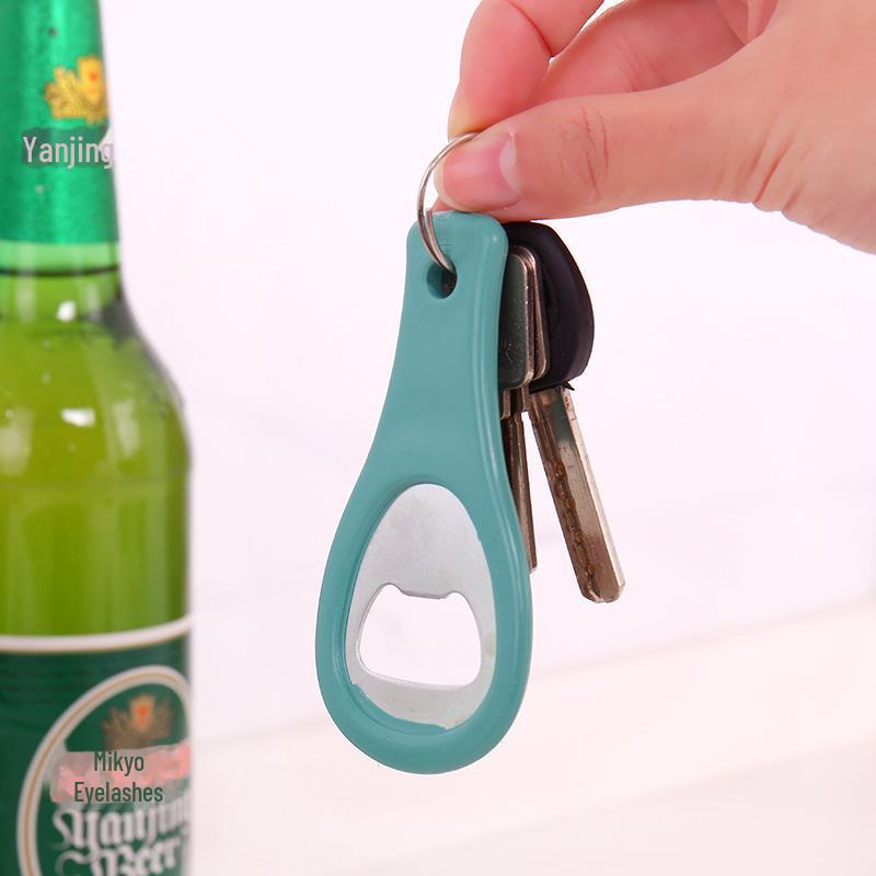 Custom Logo Plastic Keychain Bottle Opener