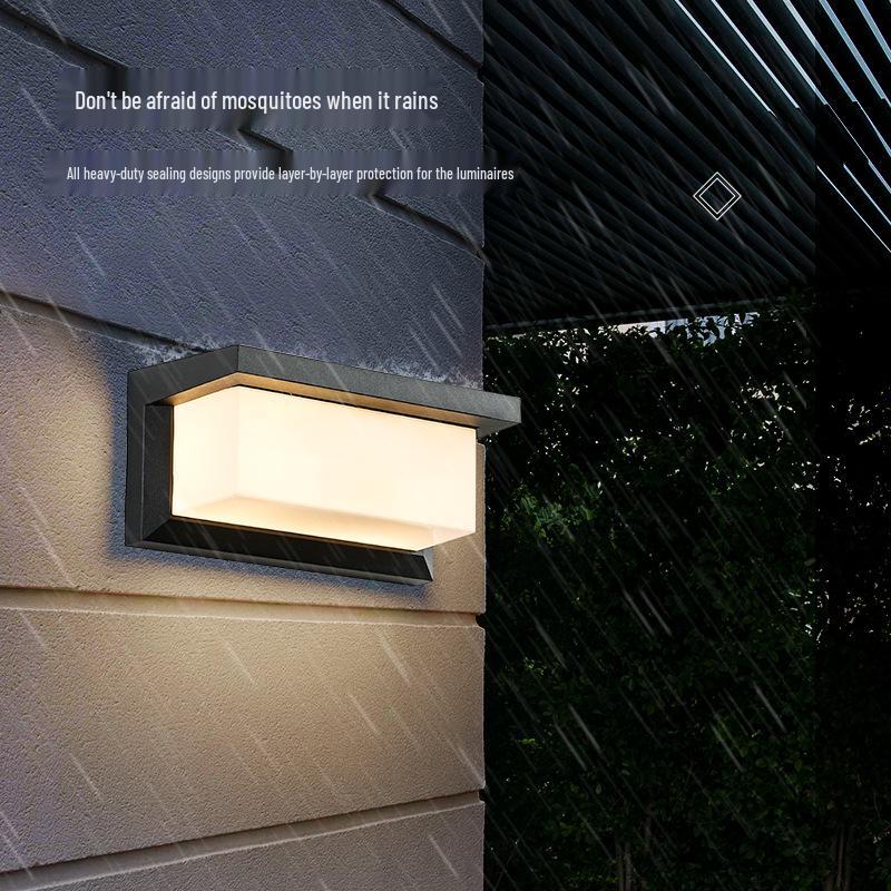 Waterproof Wall-Mounted Outdoor Light for Corridors, Staircases, Balconies, and Bathrooms.