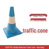 70cm PVC Reflective Traffic Cone - Road Safety Warning Cone & Barrier