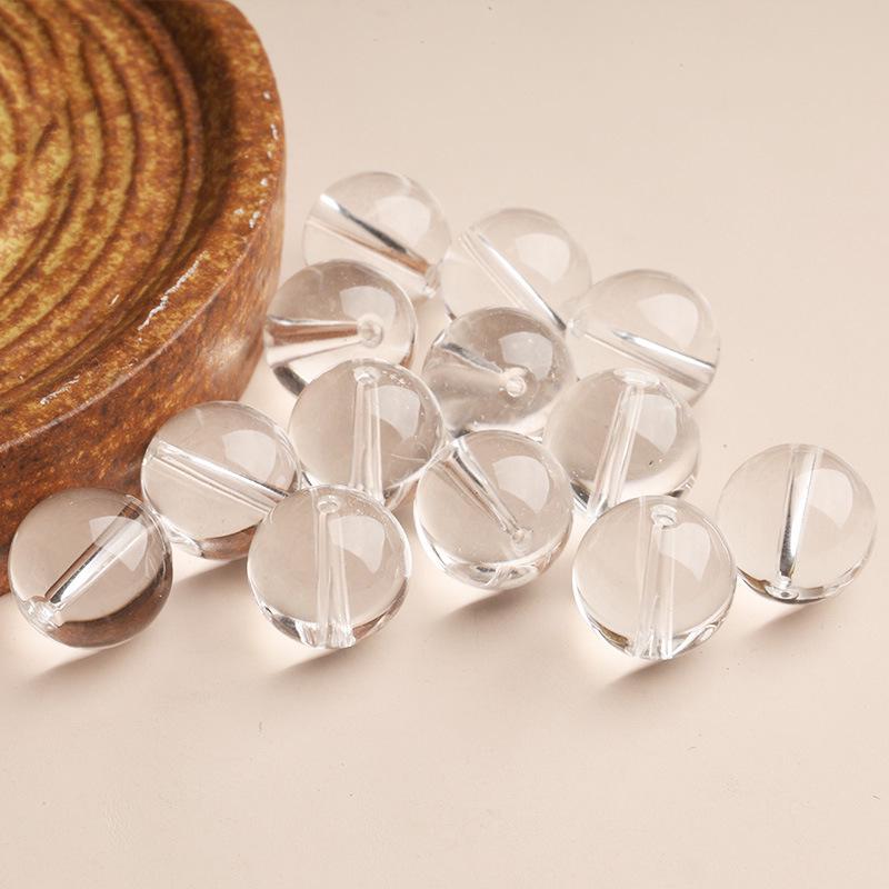 Handmade Natural White Crystal Beads for DIY Bracelets, Necklaces, and Ornaments