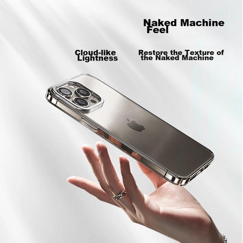 IPhone 16 Pro Max Case, Ultra-Thin Shockproof Soft, Transparent Full Protection Cover with Camera Lens Protection, Simple Design And Wome