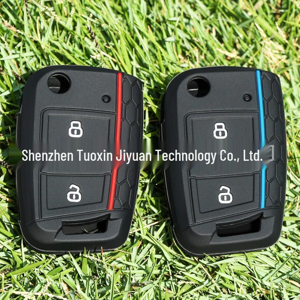 Volkswagen & Skoda 3-Button Silicone Car Key Case