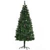 Artificial Christmas Tree 180 cm with 624 Branches Ornaments Pinecones Christmas Decoration for Indoors Green