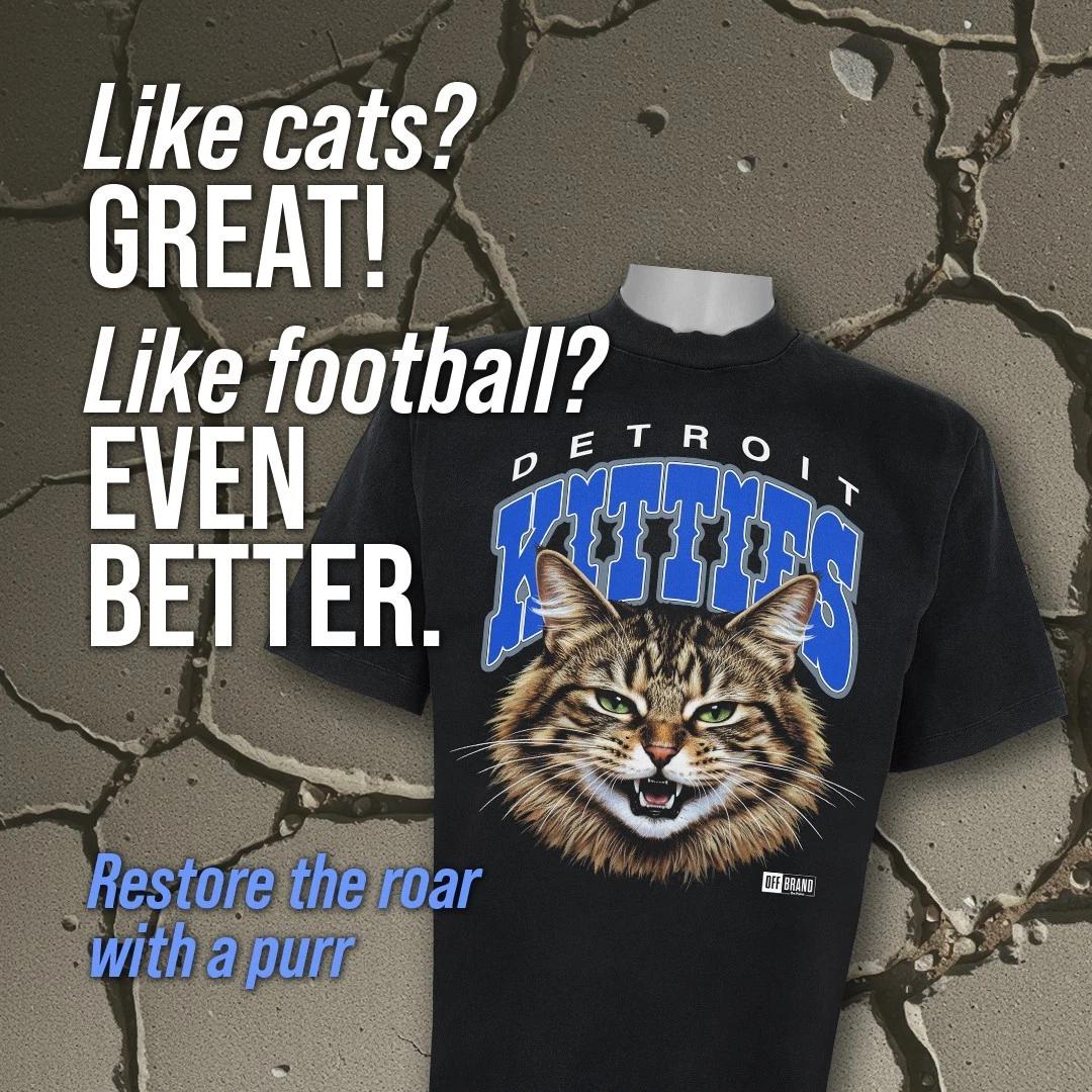 Detroit Kitties - [Not the Lions] Tee S