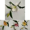 Cloth Realistic 3d Artificial Lilies Fake Flowers For Wedding Decor Home Props