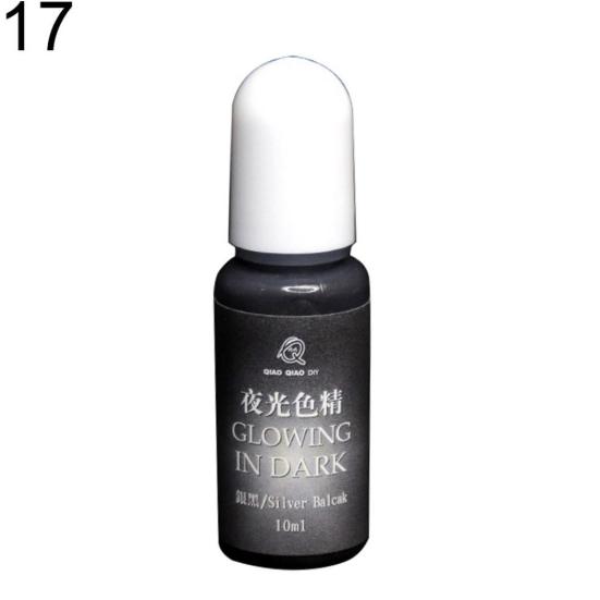 Yousheng 20 Colors Luminous Pigment Dye UV Resin Epoxy DIY Making Crafts Jewelry Supply