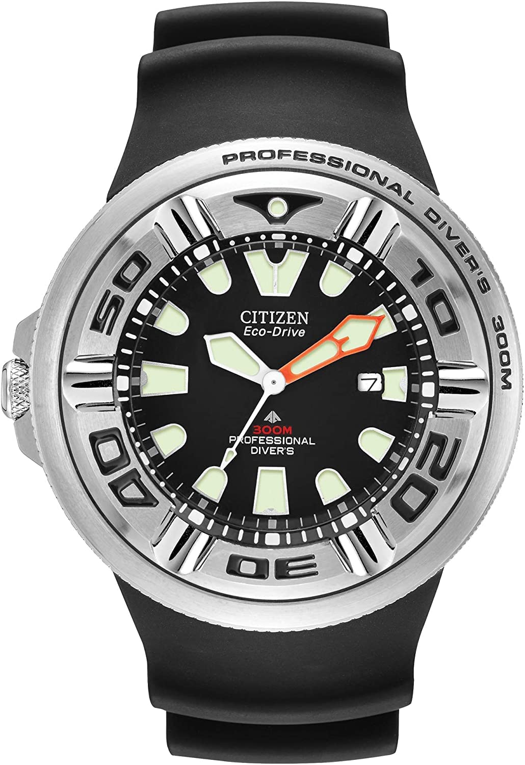 

CITIZEN [Citizen] MODEL NO.bj8050-08e Men s ECO-DRIVE WR300 Professional Diver Black Rubber Strap Eco-Drive Watch