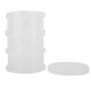 3 Layers Nail Decoration Sequence Organize Box Transparent Empty Nail Art Storage Box