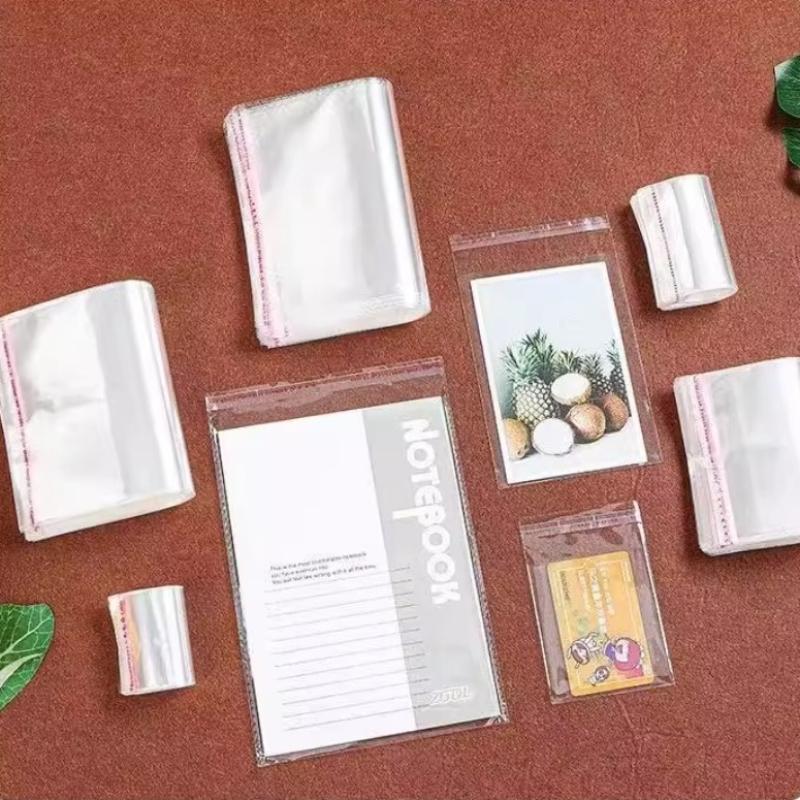 100 buc OPP Transparență Ridicată Grosime 0,05 mm Autoadeziv Autoetanșare Carte Haine Mască Pungi de Ambalare din Plastic Sigilat Pungă de Ambalare Rezistentă la Umiditate
