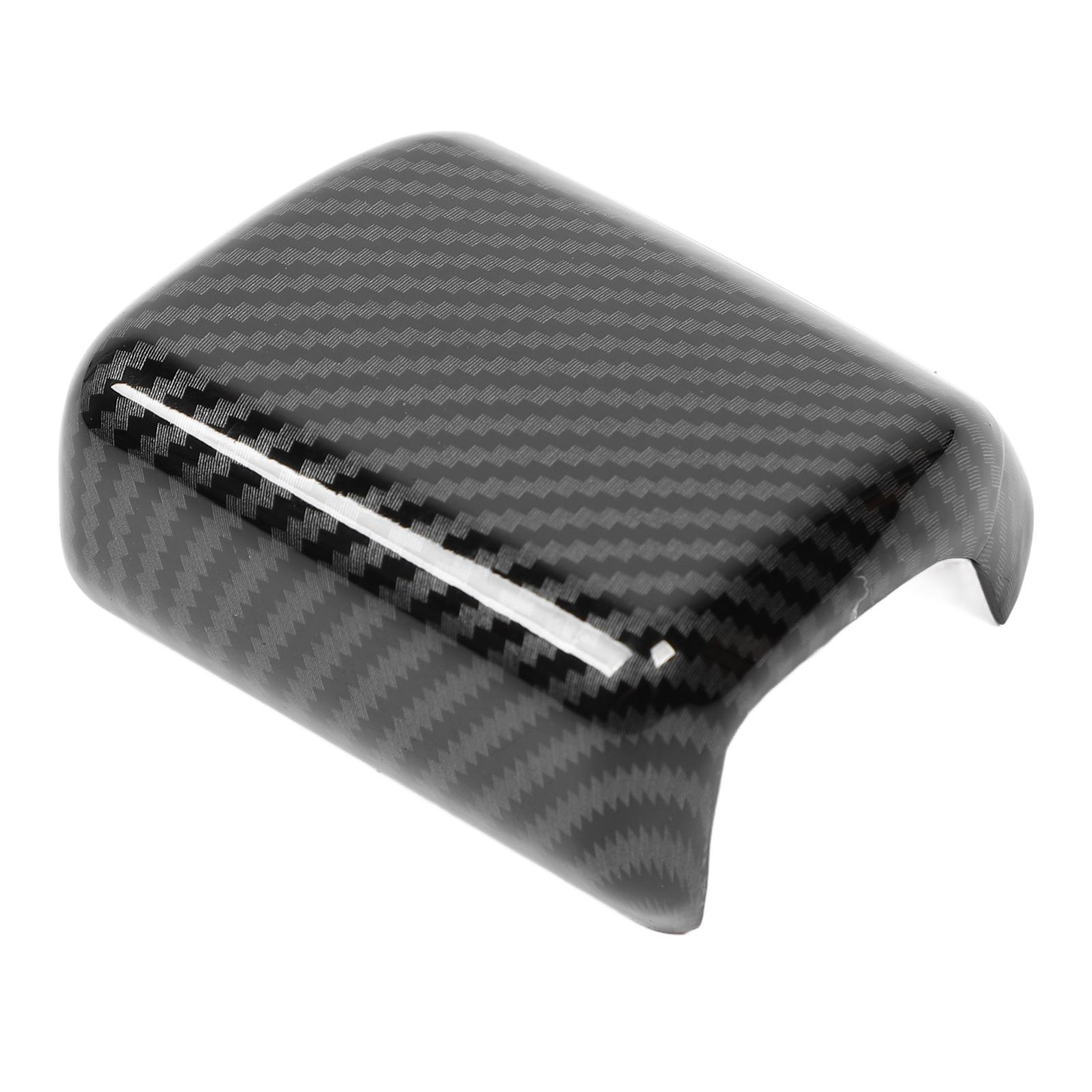 

Gear Shift Knob Cover Trim Carbon Fiber Style Scratch Proof Stylish Look Gear Shifter Knob
