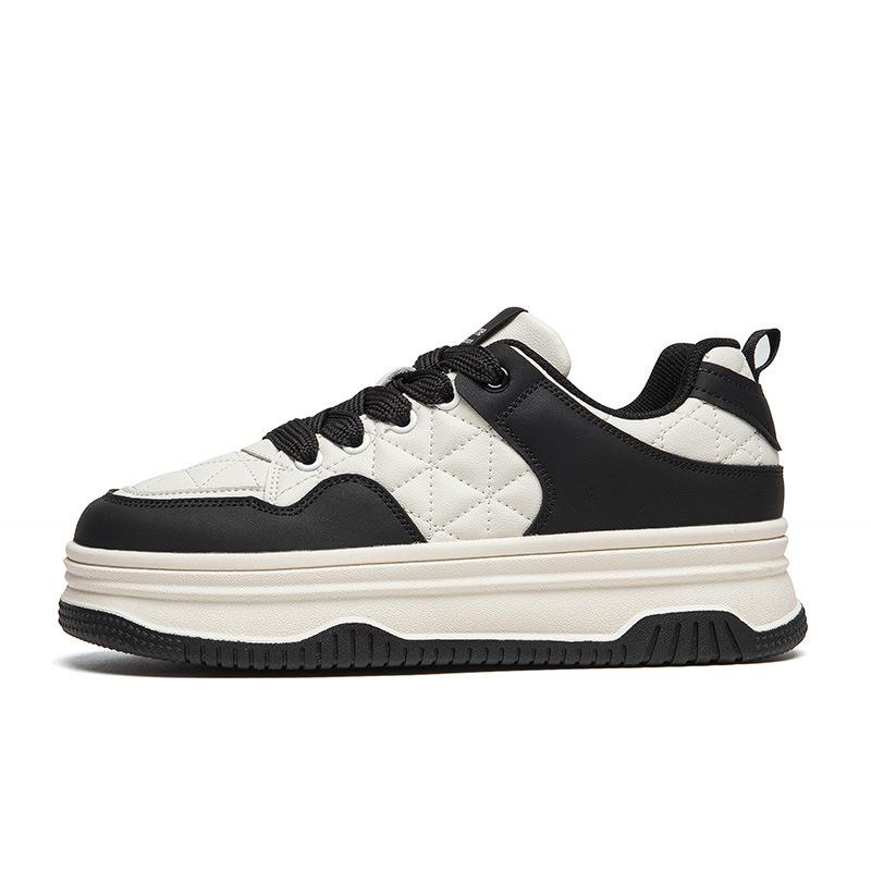 Augustine board shoes women's spring 2025 new thick-soled little white shoes show small feet, color matching and lightweight sports shoes tide