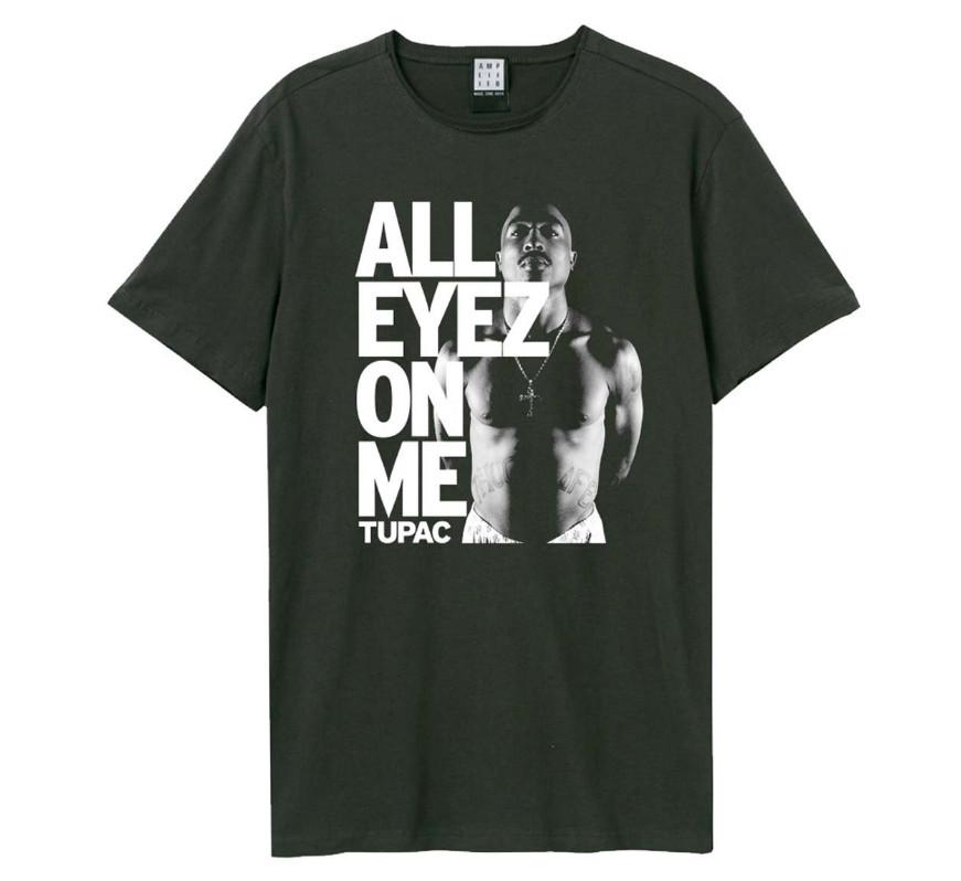 Amplified TShirt Unisexs Tupac All Eyez On Me Black New