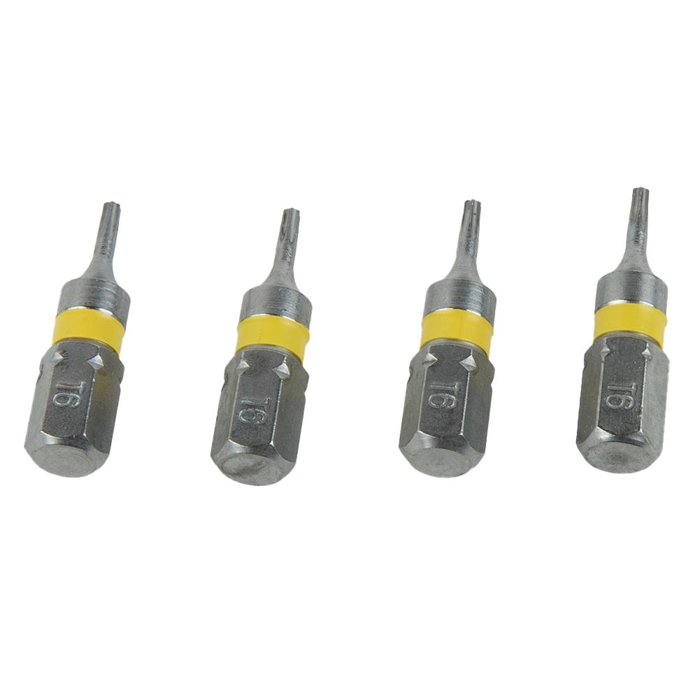 Screwdriver Bit 25mm 4Pc Hex Shank Screw Driver Bit