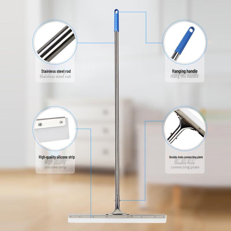 55cm Stainless Steel Silicone Floor Squeegee