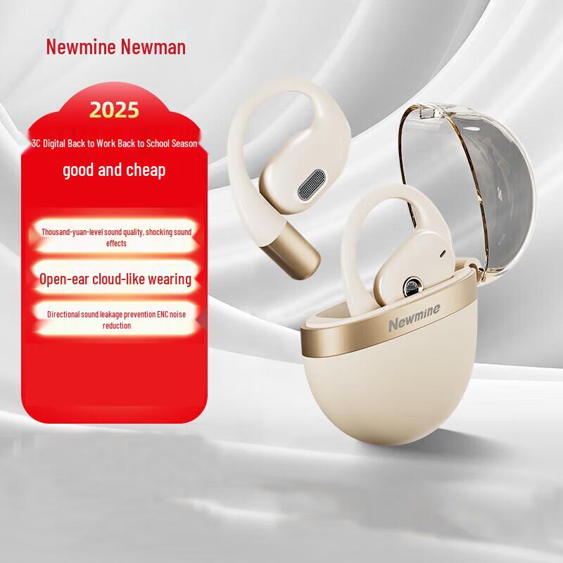Newman OWS-15 True Wireless Bluetooth Ear-Hook Headset