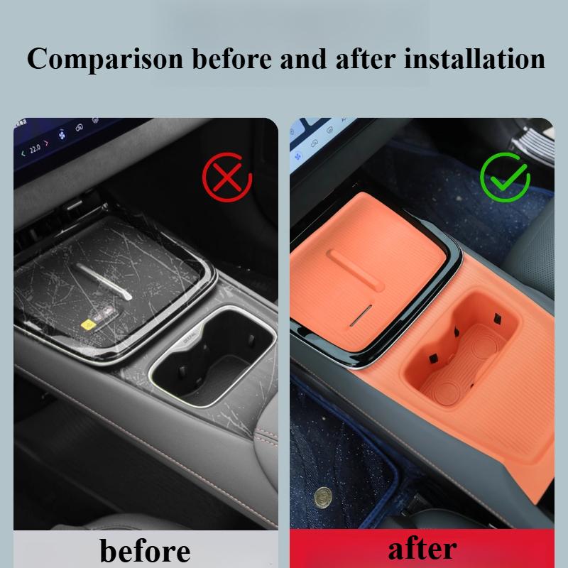 Car Interior Decoration Products Daquan Wireless Charging Silicone Pad For DEEPAL S05 Central Control Gear Protection Table Pad