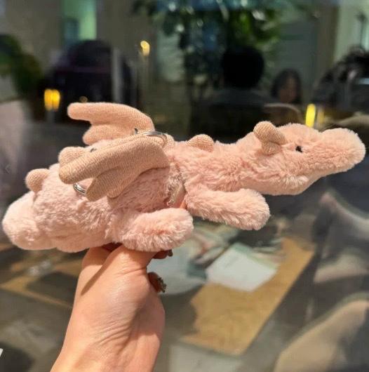 JC Series Cute Animal Stuffed Plush Keychains Penguin Frog Bear Turtle Soft Toy Charms for Bags Decor Ideal Kids Birthday Gifts