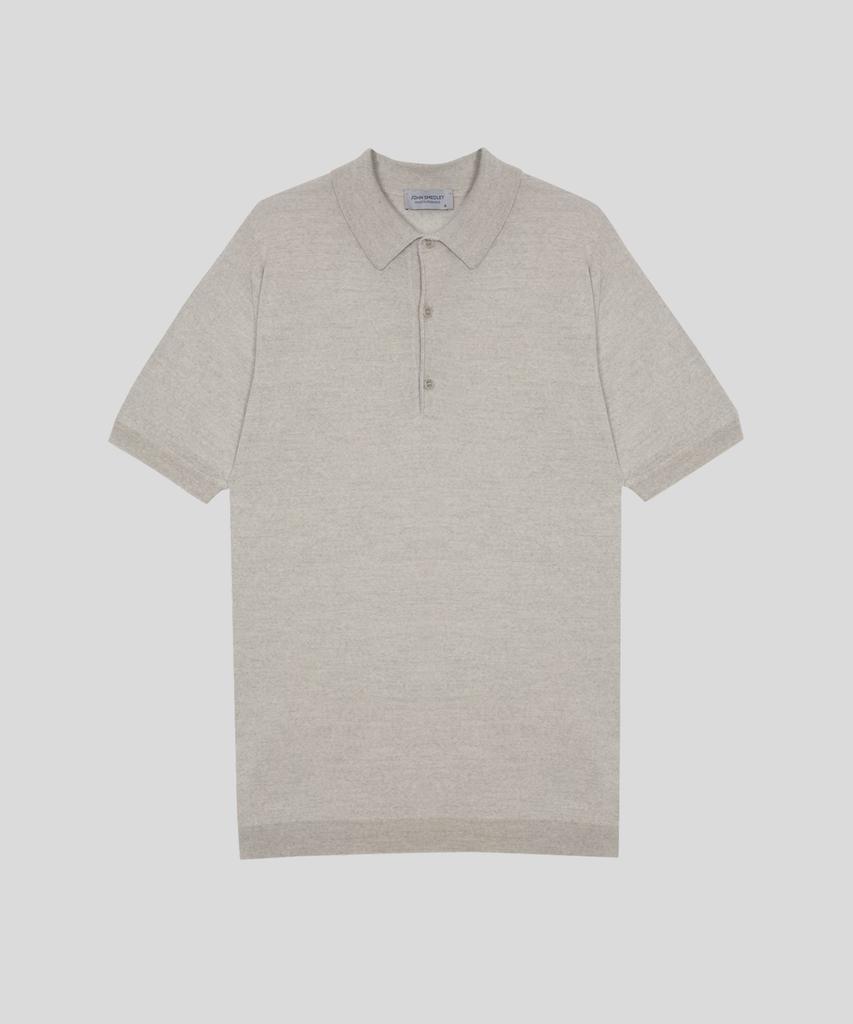 JOHN SMEDLEY Macloud Extra Fine Merino Wool Standard Fit Short Sleeve Polo Shirt Core 4 Colors