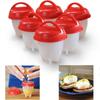 Premium Nonstick Silicone Egg Steamer Cups Six Pack For Perfect Poached Eggs