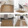 Long Linen Weave Bath Mat Soft Carpet Kitchen Decoration Entrance Doormat  Bathroom Entrance