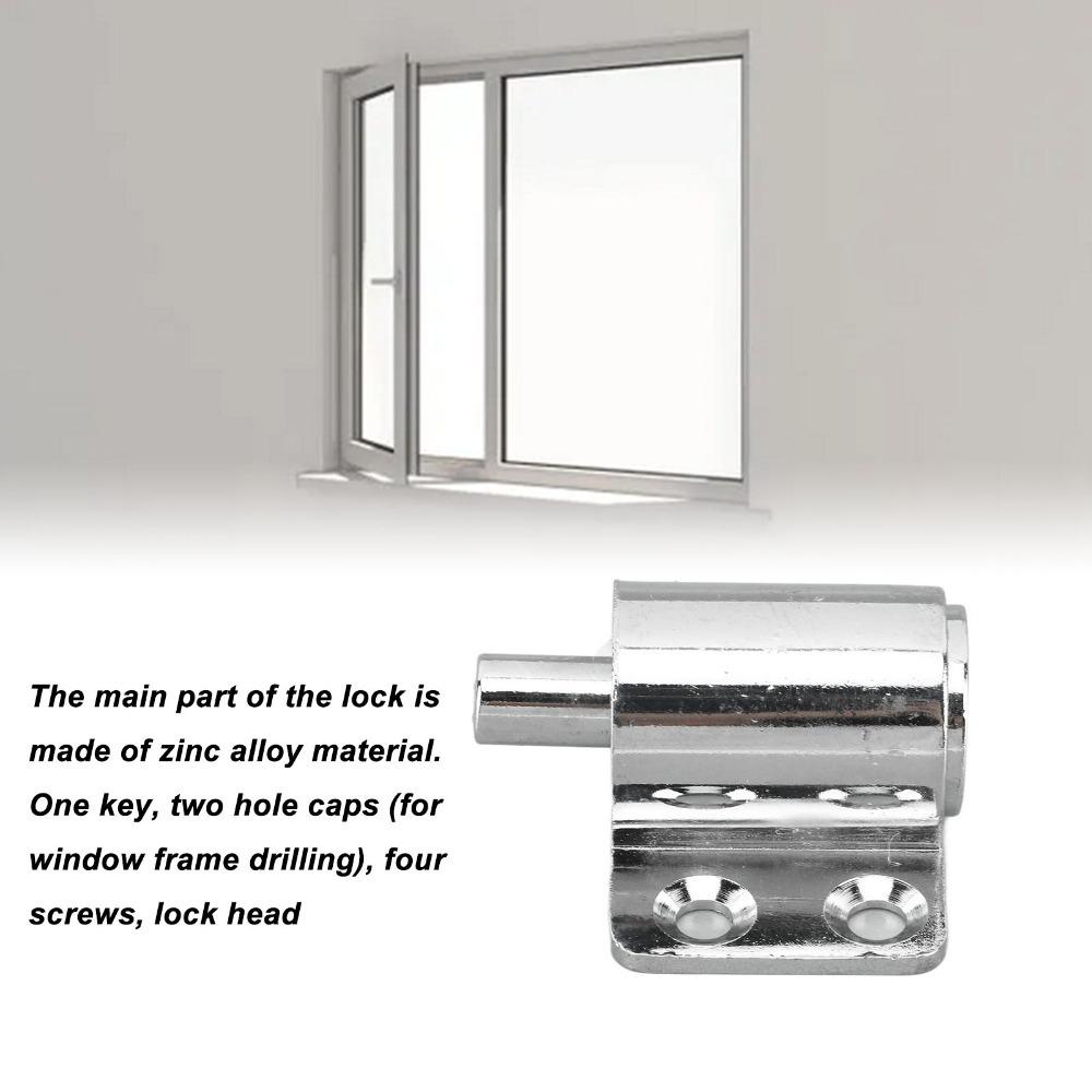 Durable Window Limit Lock Baffle Free Home Security Lock Security Sliding Window Lock Bedroom