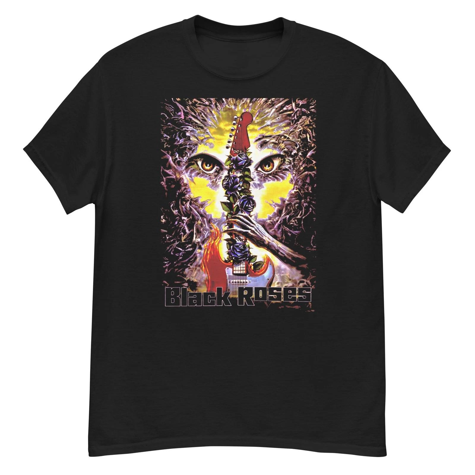 Black Roses cult horror film fan art t-shirt XL
