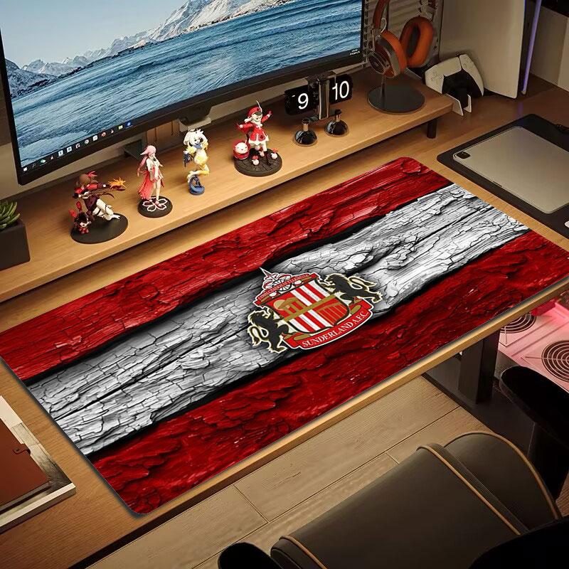 Sunderland A.F Large Size Mouse Pad Large Gaming Table Cushion Non-slip Laptop Tablet Big Mousepad XXL Mat Mini PC Playmat With Lock Edge