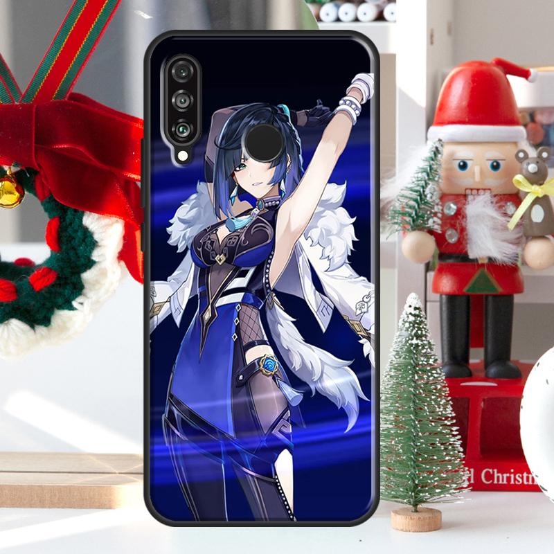 Yelan Genshin Impact For Huawei Nova 12i 11i 8i 12s Y73 Y72 Y61 Y91 Y90 Y70 Y60 9 10 SE P60 Pro P30 P40 Lite Case