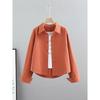 New Fashion Denim Jacket For Women, Spring And Autumn Short Korean Style Loose Fit Versatile Long Sleeve Shirt Workwear Jacket Top