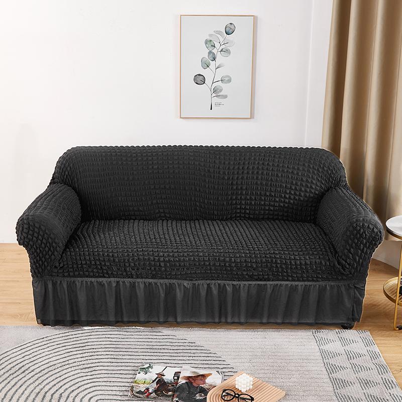 1pc high elasticity bubble lattice skirt sofa cover decorative sofa suitable for all occasions all seasons