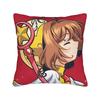 Sakura Magical Cartoon Anime Pillow Cover Comfy Cushion Cover Kawaii Pillow Case For Living Room Bed Chair