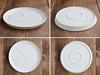 Tableware East CAFE Lunch Set Plate 22cm + Mug White White Tableware Cafe Tableware Divider Plate Dinner Tableware Set Plate Set
