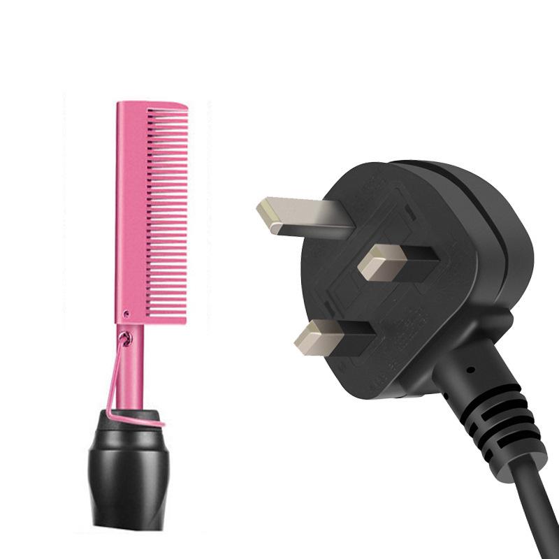 Wet and Dry Electric Heating Copper Comb - Straightening, Perming, Curling Iron Hairdressing Tool
